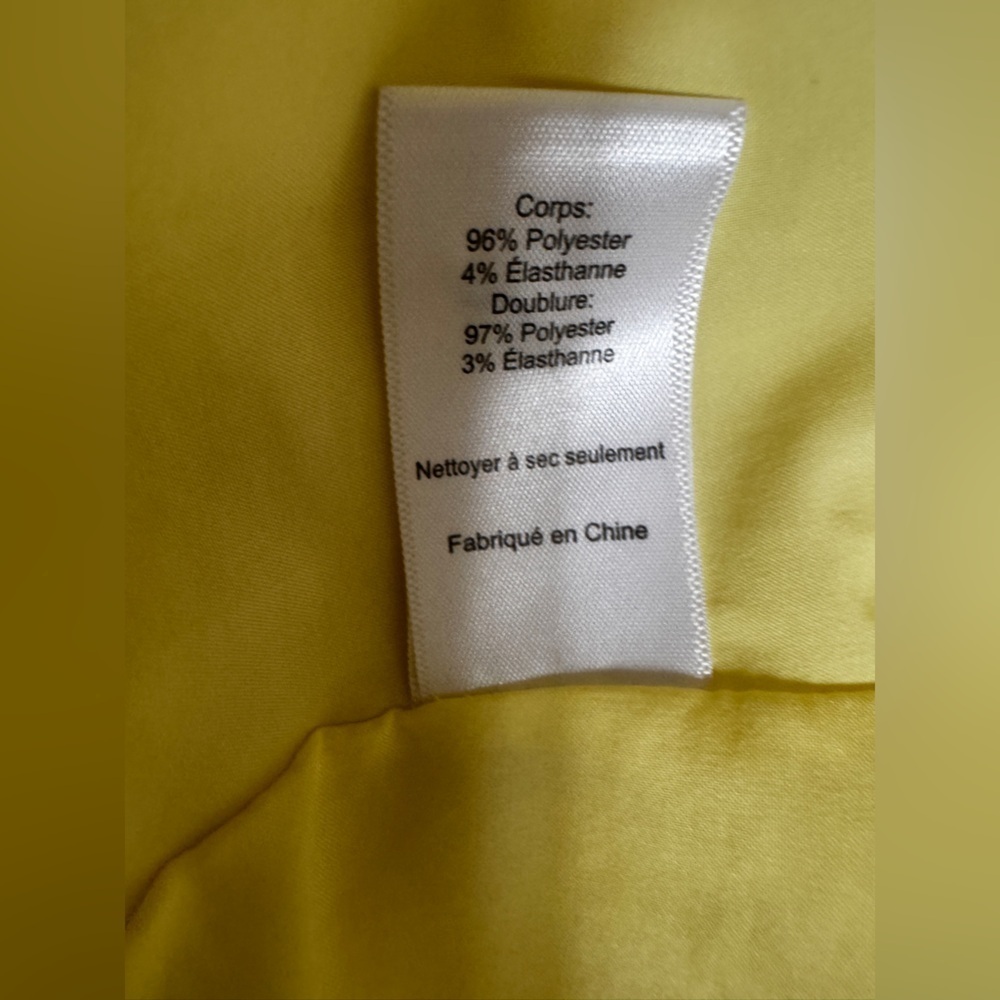 Astr Romano Bohemian Yellow Midi Dress with Puff Sleeves Size Large - Picture 15 of 15